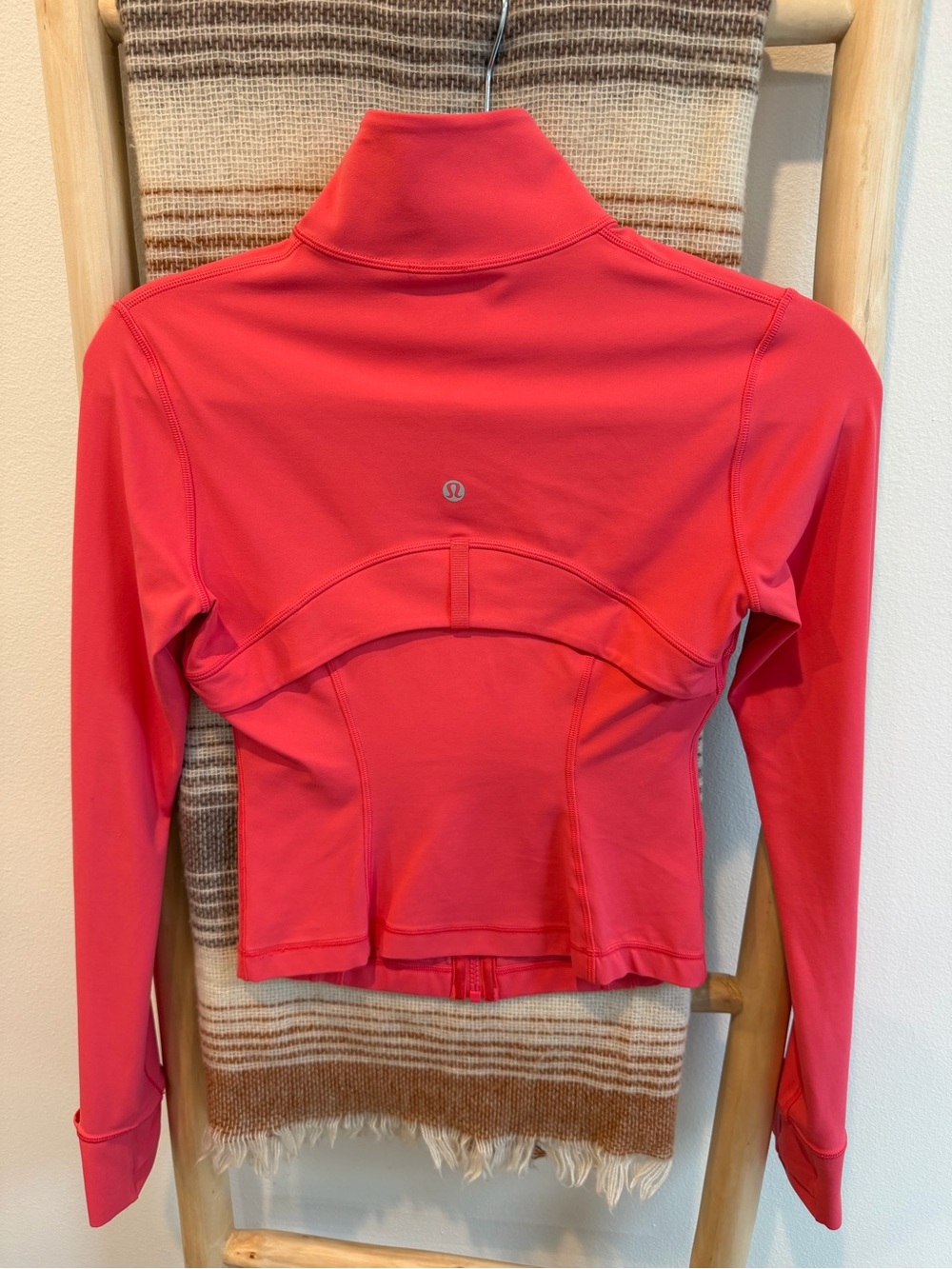lululemon athletica Coral Pink Full-Zip Athletic Jacket - Picture 3 of 3